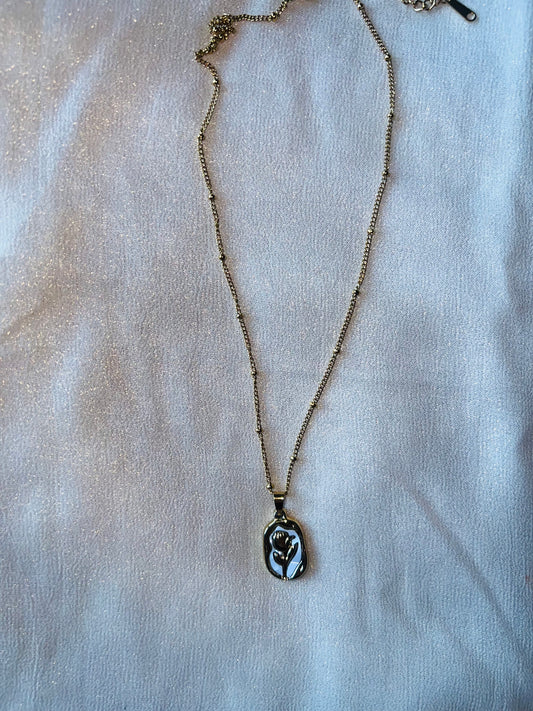 Floral Charm Necklace